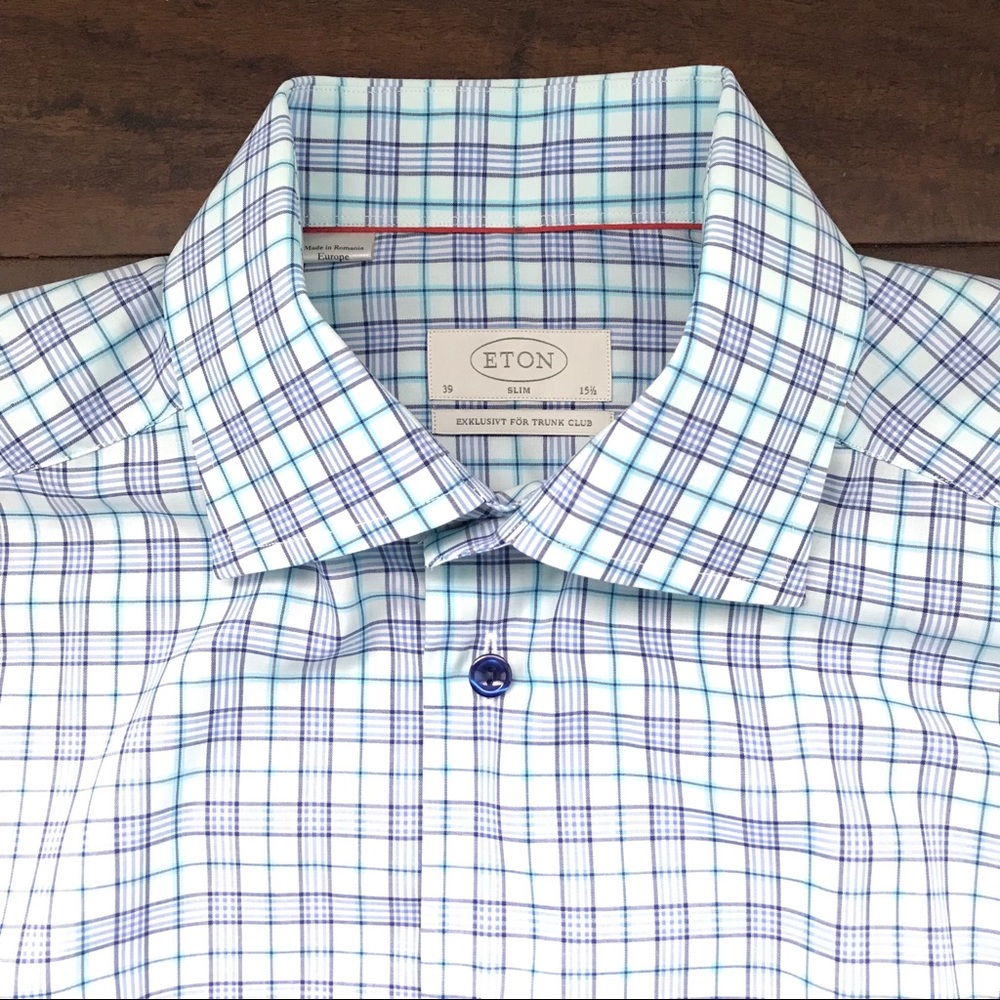 Eton Check Slim Fit Shirt